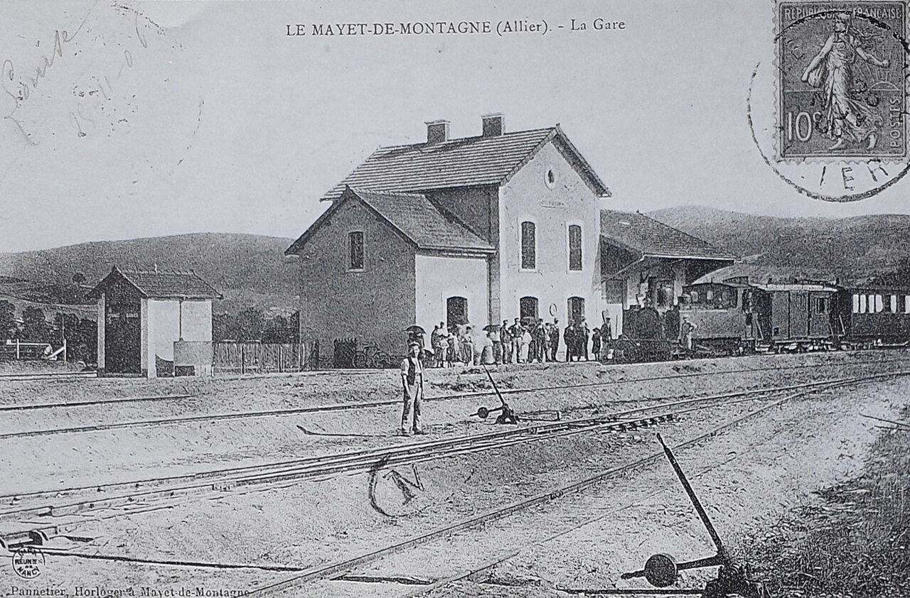 Gare du Mayet-de-Montagne 1906