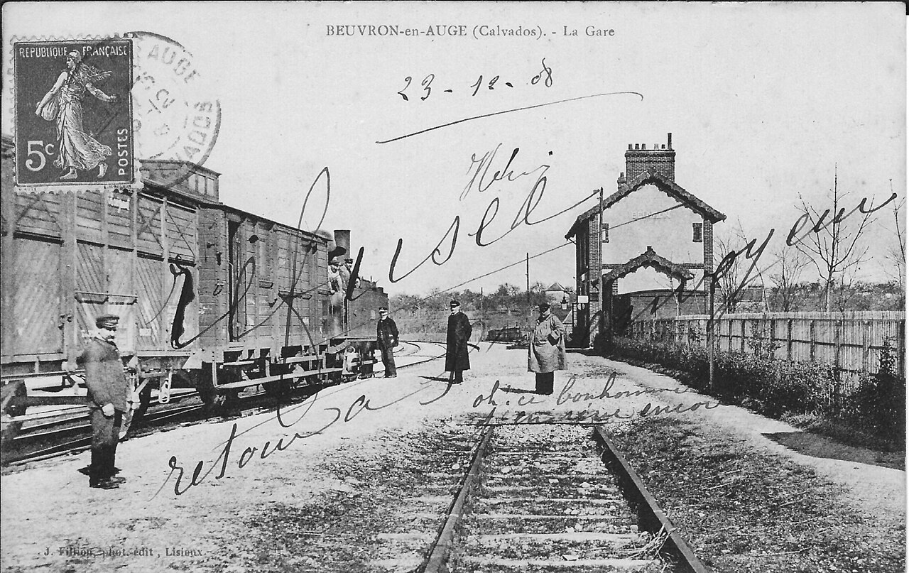 Beuvron-en-Auge - Carte postale de 1908