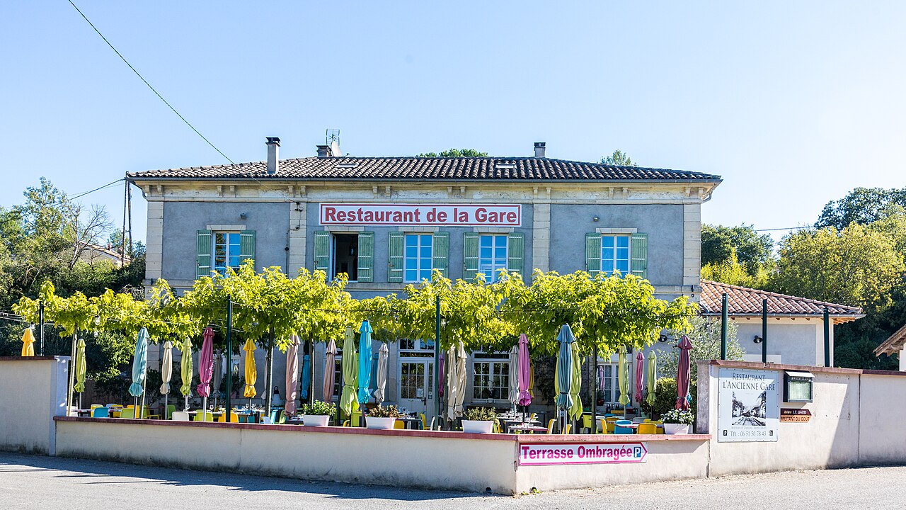 Restaurant de la Gare, Sauve, Gard, France-6438